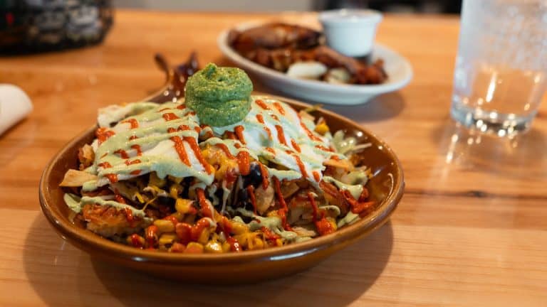 Breakfast hash bowl at Duluth Grill, one of the best restaurants in Duluth, MN for breakfast.